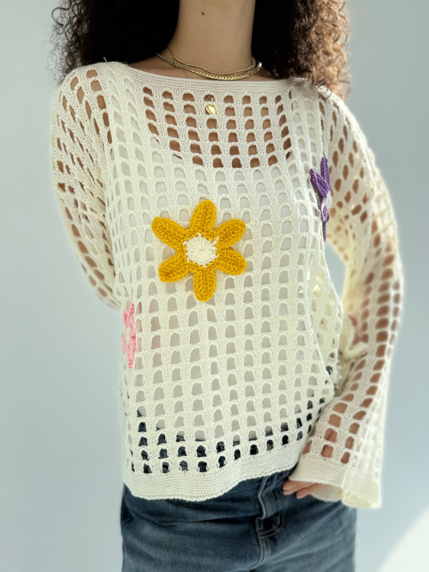 New FloraSoul crochet top