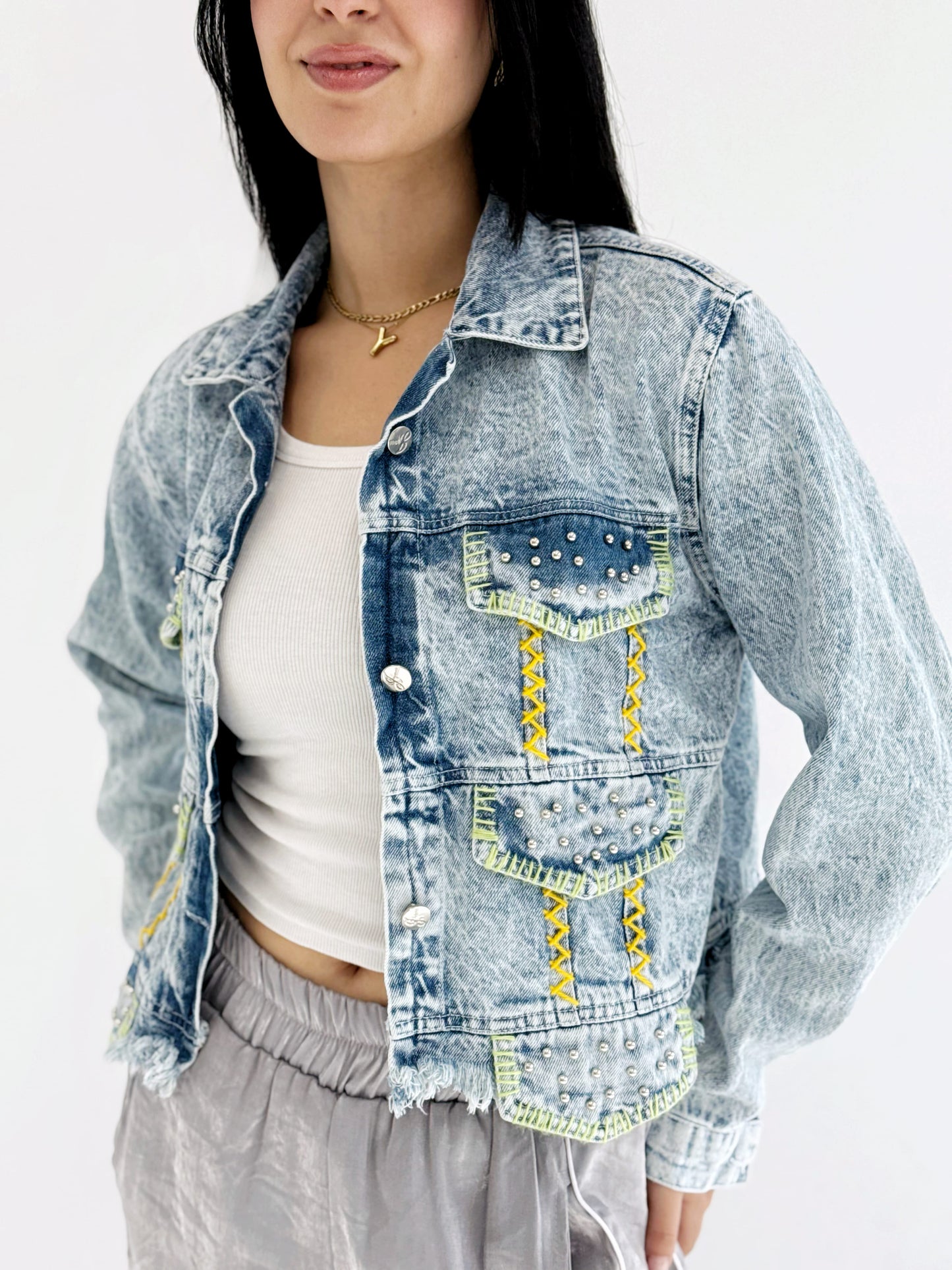 Golden Stitch Denim Jacket