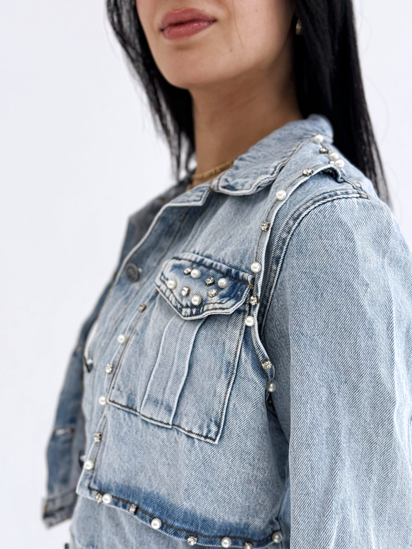 Luxe Tide Denim Jacket