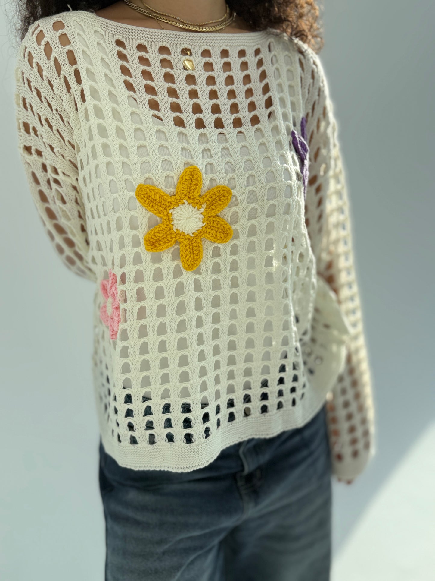 New FloraSoul crochet top