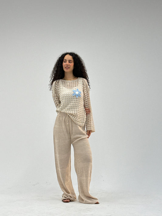 Single Flora crochet top