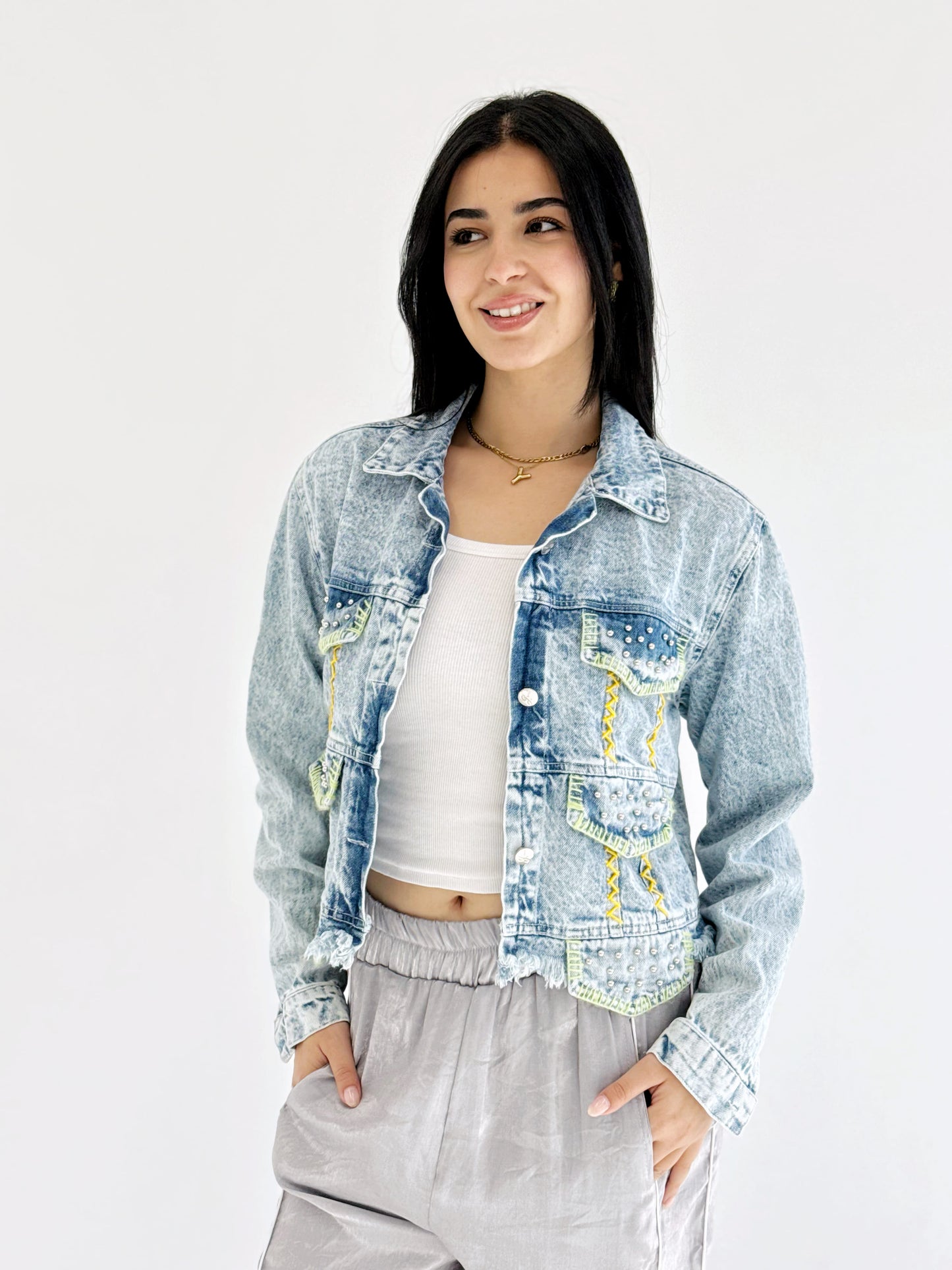 Golden Stitch Denim Jacket