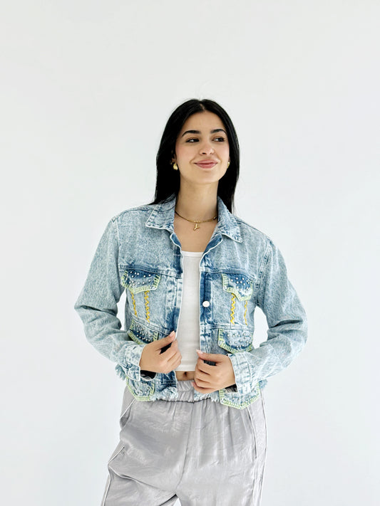 Golden Stitch Denim Jacket