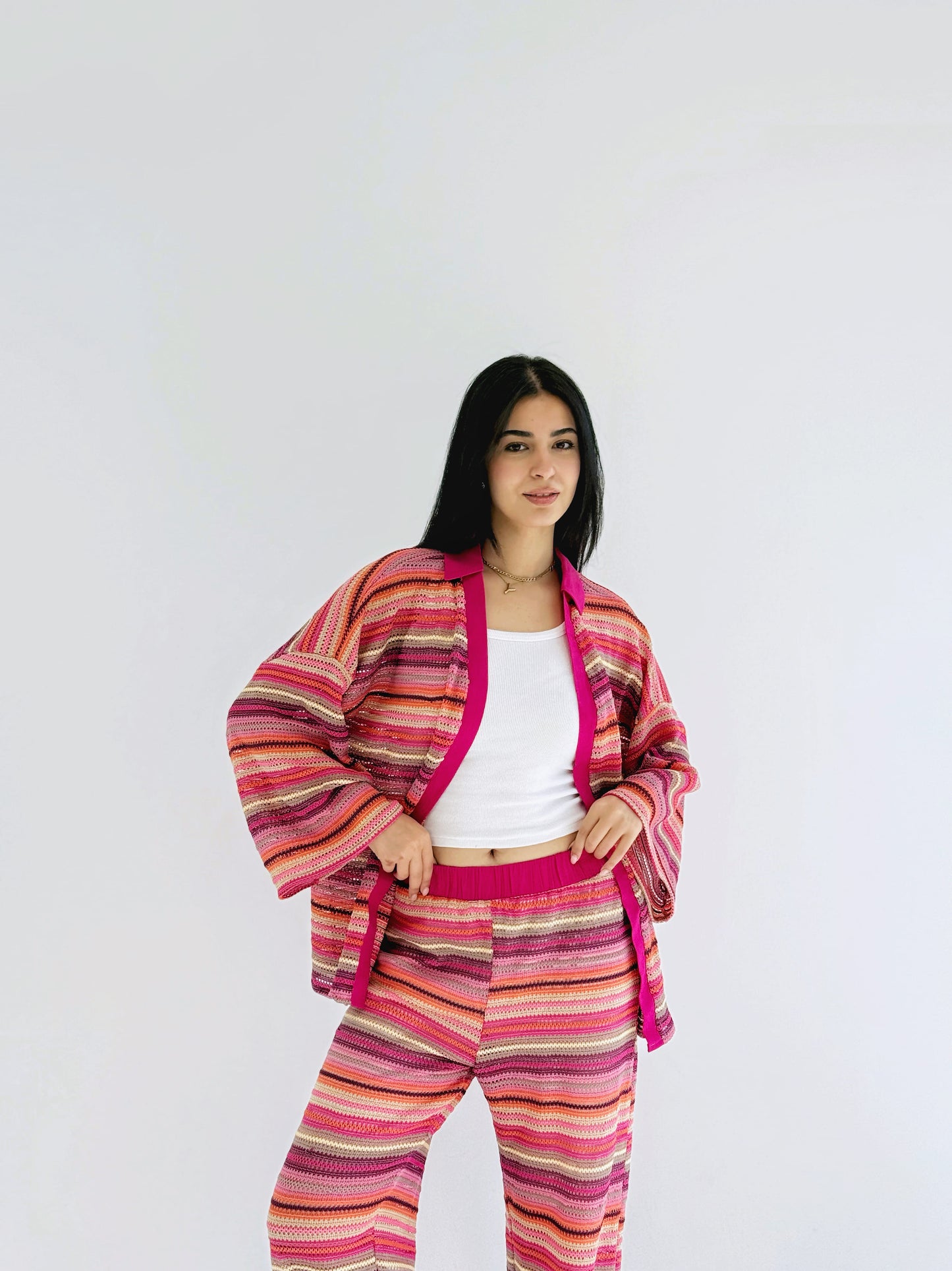 Sunset Sorbet Knit Set