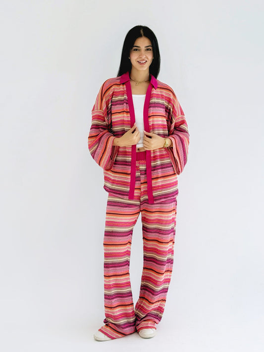 Sunset Sorbet Knit Set