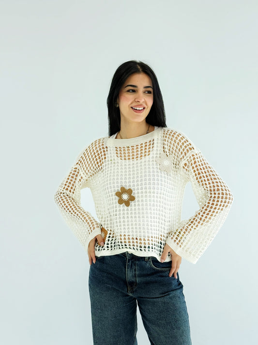 FloraSoul Crochet Top