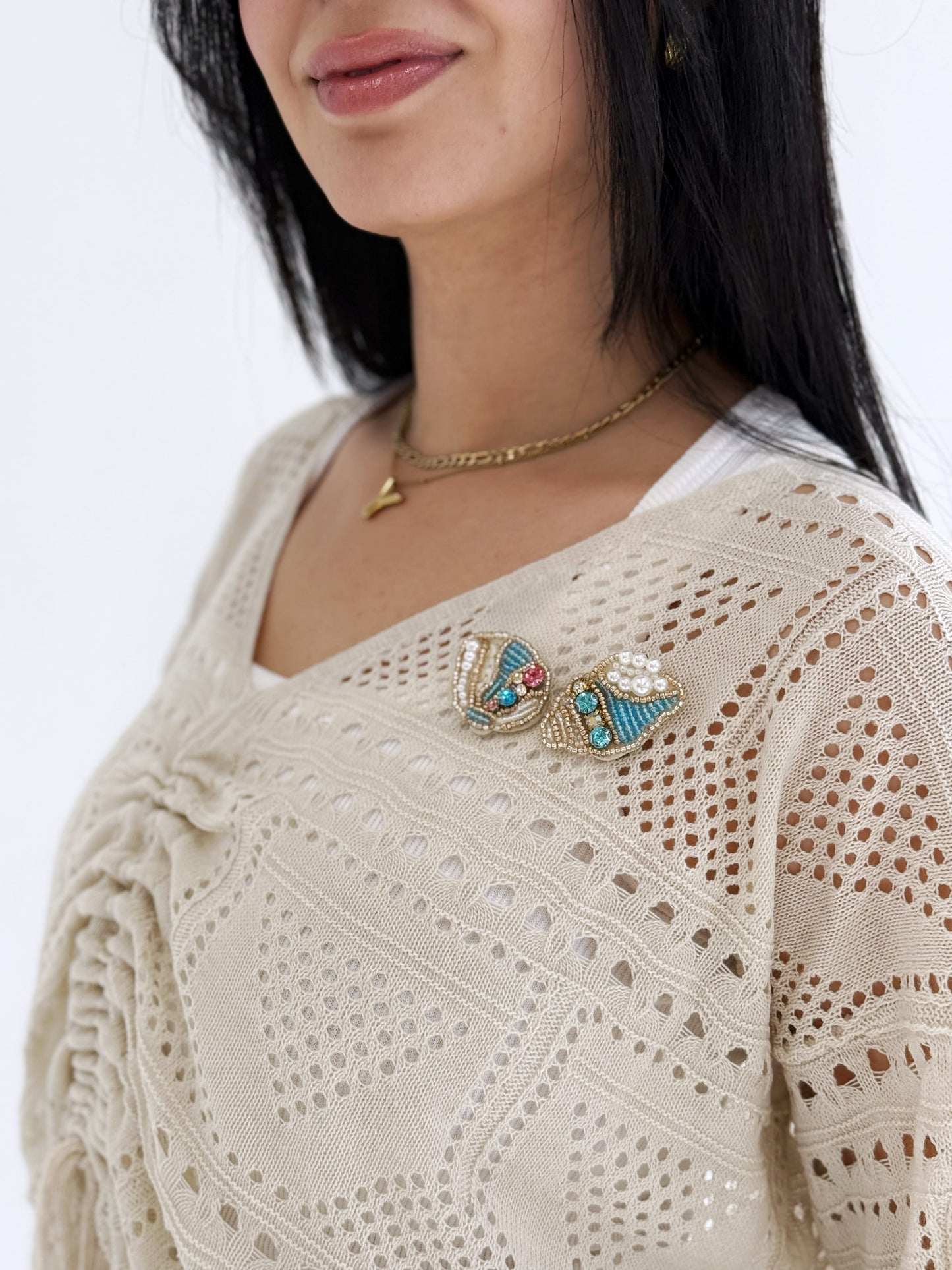 Sandshell Crochet Top
