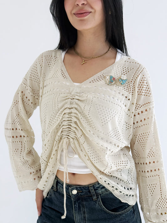 Sandshell Crochet Top