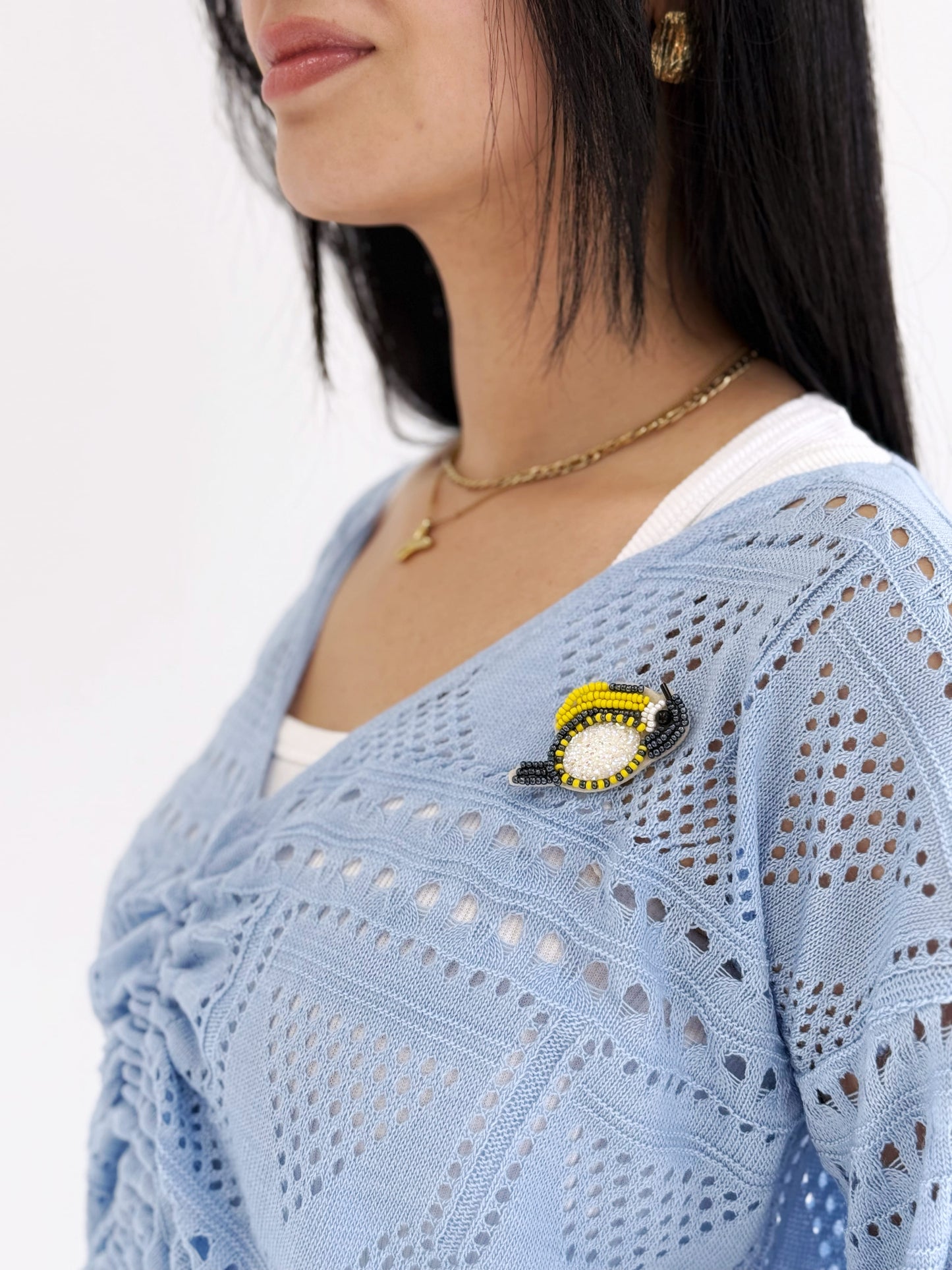 Azure Breeze Crochet Top