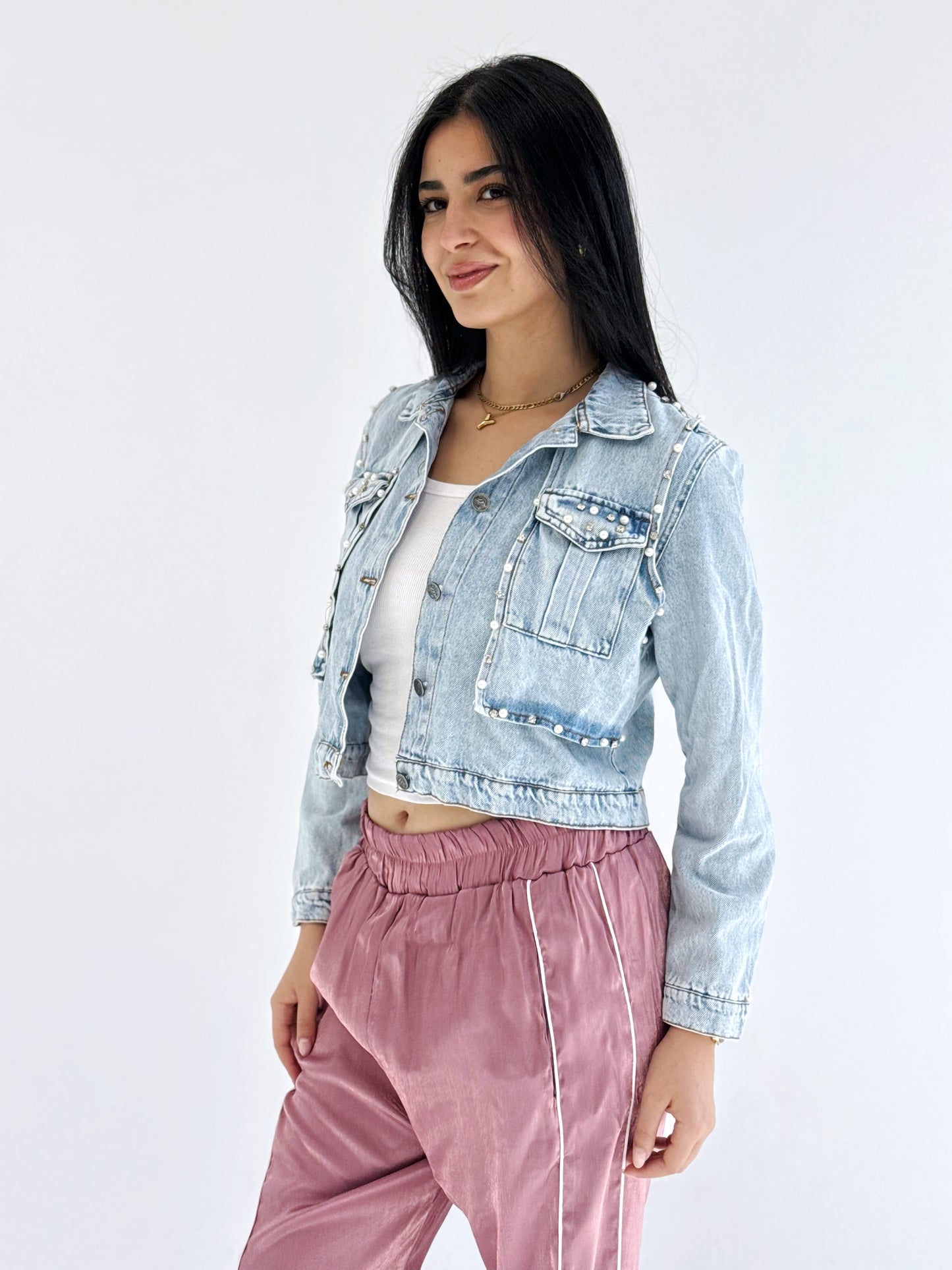 Luxe Tide Denim Jacket
