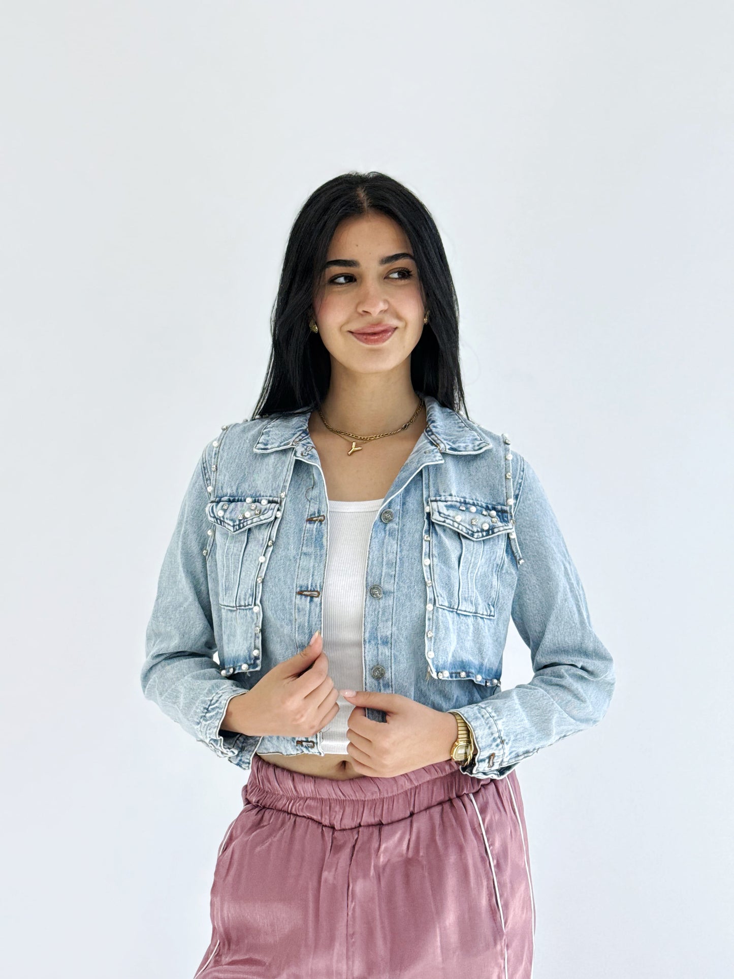 Luxe Tide Denim Jacket